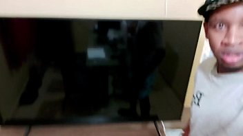Preview 2 of Age 16 Blad - 70 Inch Samsung Porn TV Shocks Pornstar