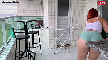 Preview 2 of Posemadam Sex Hospital - Contratei essa empregadas,  ela veio com esse shorts socado para me provocar,  olha o tamanho dessa bunda,  fico louco
