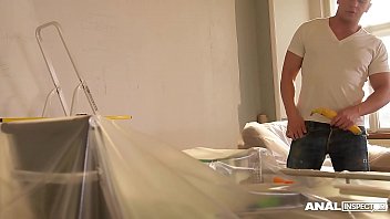Preview 1 of Big Tits Eat Tit - Anal inspectors go nuts as handyman fills hot Milf Lili&#039_s asshole with dick