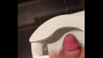 Preview 4 of Father And Mother Son Sexy - Teacher jerk off in staff bathroom