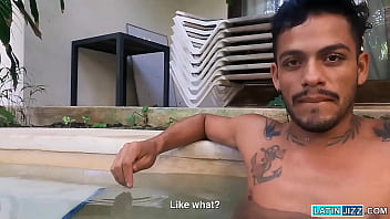Preview 2 of Pijatan Wanita Hots Japane - Eman Black and Angel Rodriguez go to a room to continue their nasty business together