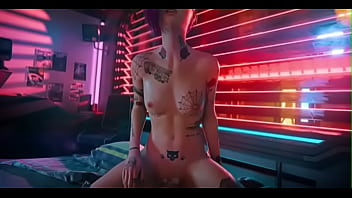 Preview 4 of Af Somali - Ciberpunk 2077 sex bomb3d animation