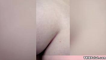 Preview 4 of Granny Monster Anal Gang Bang - Clueless blonde teen shoplifter Madison caught by a pervy older mall cop