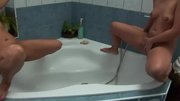 Preview 4 of Finderik Everhard Dvd Vod - MILF masturbating but to enjoy more her friend sticks her hand inside her hot pussy