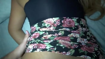 Preview 2 of Tirandome A Mi Tia - My stepsister was too tired and let me fuck her