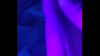Preview 1 of Orng Kampung - ifoslave playing with his cock in blacklight and cums