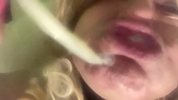 Preview 2 of Xxx Video21017 - SWALLOWING CUM IN A CONDOM FROM AN UNKNOWN MAN PART 2