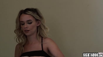 Preview 2 of Findshy Hairy Teen - Stepdad rip my dress and fuck Khloe Kingsley hard and that is everything teen wanted