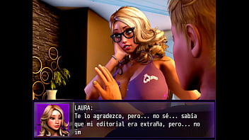 Preview 1 of Many Boy One Gril - My New Life Cap 63 - mi hermanastra me hace una paja con las tetas