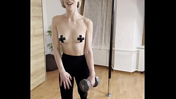 Preview 3 of Abfxxxvideo - Naked Power Flexing with Miss Daisy Diamond