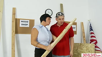 Preview 1 of Newsexvideo Com - Milf teacher seducing student and fucking him after class