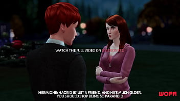 Preview 1 of Julia Rais - [TRAILER] HERMIONE VISITS HAGRID IN THE MIDDLE OF THE NIGHT,  BUT RON CATCHES HER AND GETS QUITE UPSET