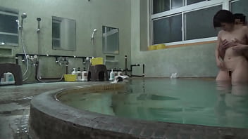 Preview 2 of Seachkari Mila - Hot Spring Hotel Deep in the Mountains in the Middle of Nowhere: A Number of Dirty Videos Captured by a Camera in a Mixed Bath Part 2