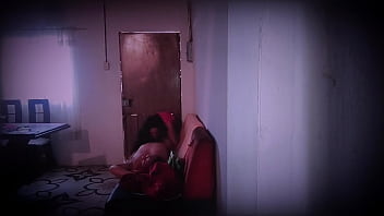 Preview 1 of Grinding In His Lap With Clothes - The new StepMom caught her stepson with a boner and helps her cum quickly in her pussy while her husband is at home.