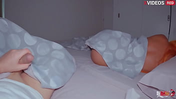 Preview 2 of Vr Box Son - I share a hotel room and a bed with my Stepmom,  and my dick is hard as a rock and I want to fill my stepmom with sperm