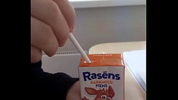 Preview 1 of Convict5 - Veryy sexxxy milk getting edged by a straw