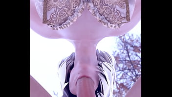 Preview 2 of Shool Sut - 2B Hot BlowJob in cold nature Close Angle