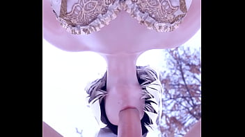 Preview 4 of Shool Sut - 2B Hot BlowJob in cold nature Close Angle