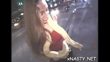 Preview 2 of Boolwood - Extraordinary teen girlfriend Christina riding a big phallus