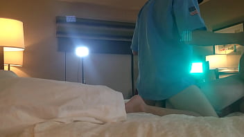 Preview 2 of Japan Mother In Law Boob - Cop Fucks TS in Chastity