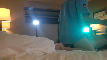Preview 3 of Japan Mother In Law Boob - Cop Fucks TS in Chastity