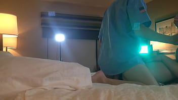 Preview 4 of Japan Mother In Law Boob - Cop Fucks TS in Chastity