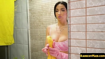 Preview 2 of Pornykrisl - Raunchy latina maid sucks before analsex in erotic couple