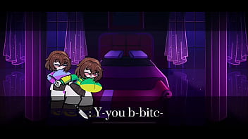 Preview 4 of Black Msail - Frisk and chara lesbian