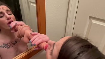 Preview 2 of Step Mom Come - The best sloppy deep throat 9 inches