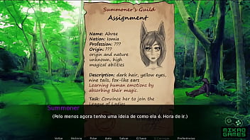 Preview 2 of Shruti Hesssna - League of Ladies ep 5 Combo Ahri Charme e Boquete,  Encontrei a Ahri nua na Floresta