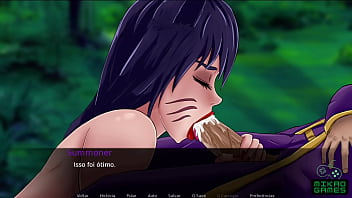 Preview 4 of Shruti Hesssna - League of Ladies ep 5 Combo Ahri Charme e Boquete,  Encontrei a Ahri nua na Floresta