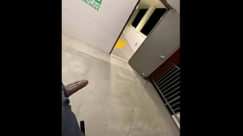 Preview 1 of Man Masturbsting - Cumming in a stair case (hope no one walks in)