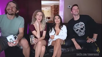 Preview 1 of 20 Min Young - My Hot Wife Invited me to Live Orgy with Hot Couple