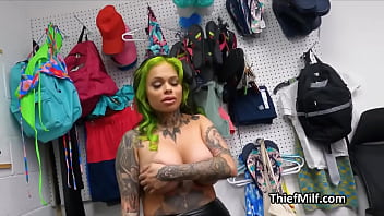 Preview 3 of Australia Cutis - Tattooed big tit MILF suspect fucked hard