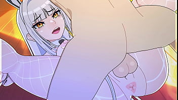 Preview 4 of 5yr Gril And 20 Yr Boy Sax - Noir&#039_s Bedtime - Nikke Hentai
