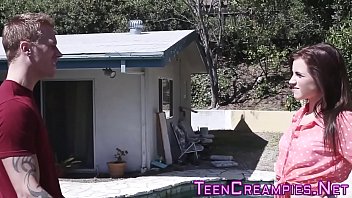 Preview 1 of Rachel Aldana Amateur Video - Petite teens pussy pounded and jizz filled