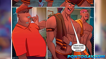 Preview 1 of Brazzrs Com Xxx - Astros do Basquete Completo - As maiores pirocas dos Desenhos Gays