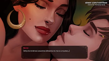 Preview 4 of Ana Qiz - What a Legend! | Big Boobs MILF Has Romantic Sex With A Big Cock 18yo Boy Outdoor. He Creampied Her Tight Little Pussy | Cartoon Animated Porn Game | Part #15