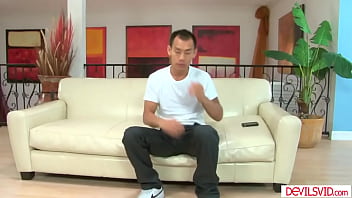 Preview 1 of Daughter Please Fuck Me Daddy - Guy ass fucking stepmom in law while licking his wifes pussy
