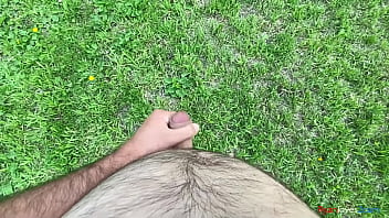 Preview 2 of Hq Porn Alman Liseli - first outdoor Masturbation for 2024!