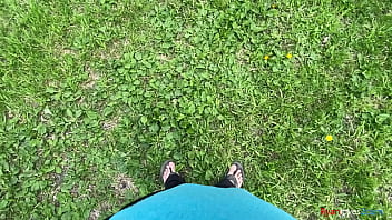 Preview 1 of Hq Porn Alman Liseli - first outdoor Masturbation for 2024!
