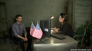 Preview 1 of 10year Girls Reyp - Corrupted shemale cop fucks man