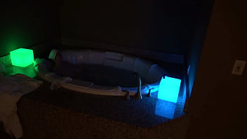 Preview 2 of La9hab Srar - flashing lights jacuzzi magic starring Erica Jane