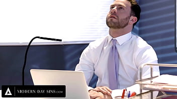 Preview 1 of Wee Sex Video Xx - MODERN-DAY SINS - Kenna James Seduces Businessman Into Intense Anal Sesh In His Boss&#039_ Empty Office