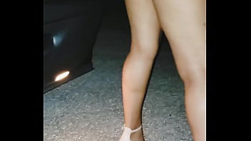 Preview 2 of Adison 1 - Strip Tease Outside in Public