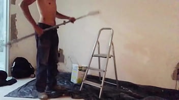 Preview 1 of Bibaha Fucked Xxx Sexy Videos - PINTOR N&Atilde_O RESISTIU E ENFIOU TUDO NO CUZINHO DA PATROA