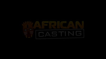 Preview 1 of Calla Xxx - Sloppy Black Girl Homemade Cumshot in Fake Interracial Job Interview