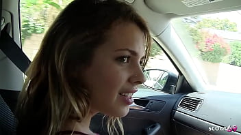 Preview 1 of Diter Fuck - Hitchhiker Teen with saggy Tits and Round Ass Pick Up and seduce to Fuck by Big Dick Stranger
