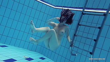 Preview 3 of Www Saxxxx - Russian redhead big tits model Katrin Privsem swimming