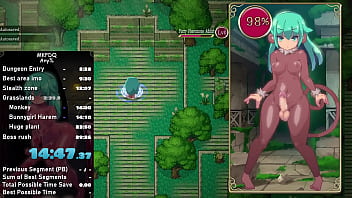Preview 4 of Big Coming - Mage Kanade&#039_s Futanari Dungeon Quest any% in 17:32.12